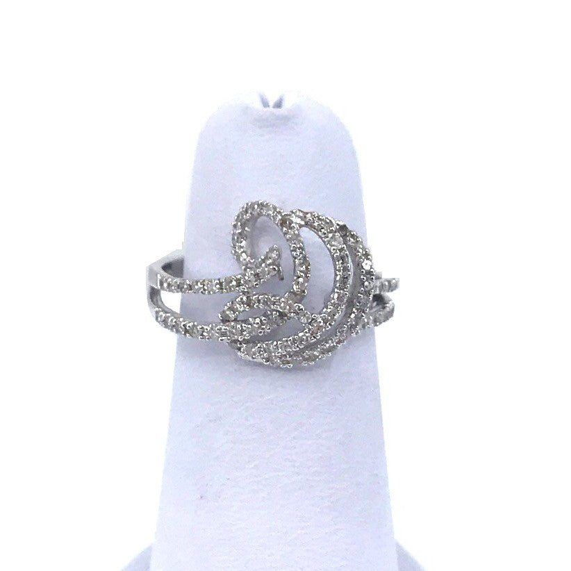 14K White Gold Ring - HK Jewels