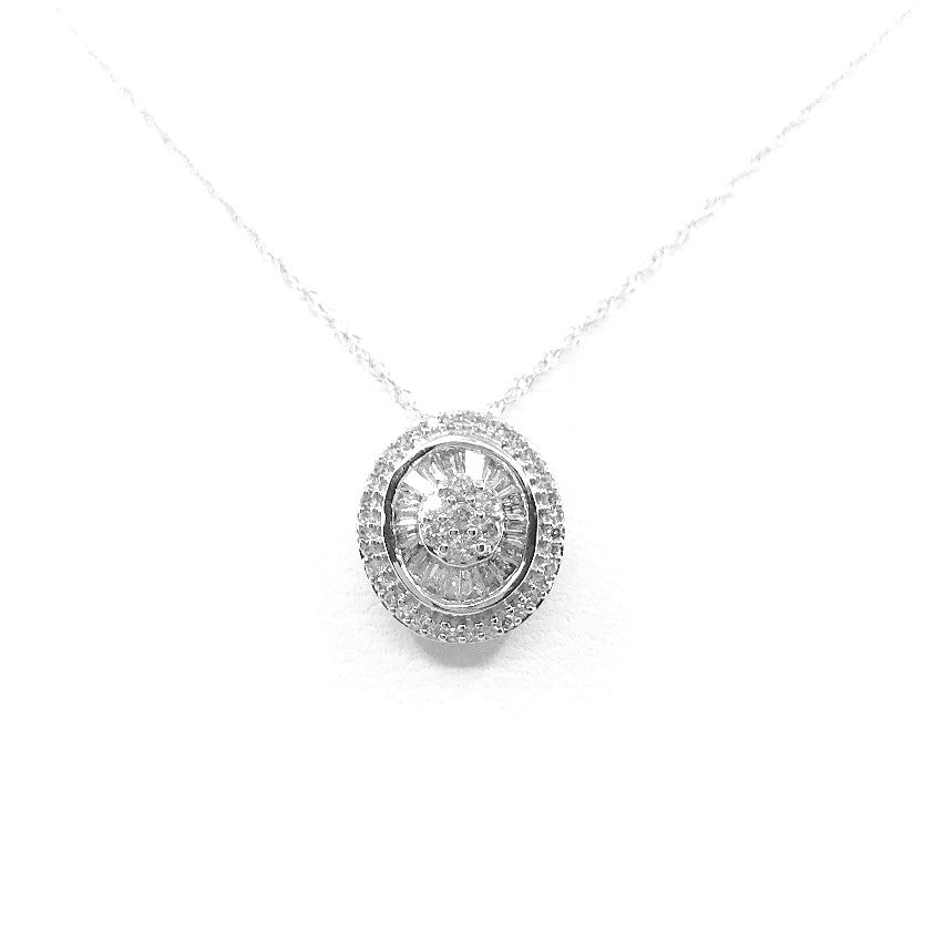 White Gold Pendant - HK Jewels