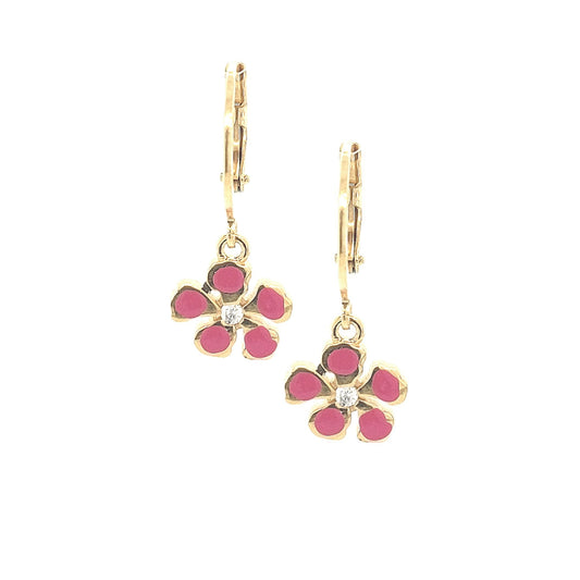 Surgical Steel Single Flower Earring - HK Jewels