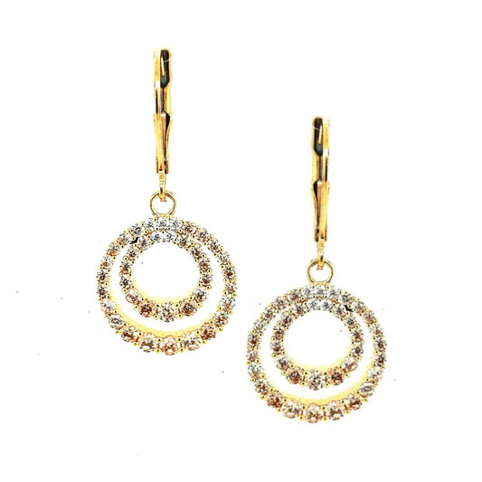 Ombre Circle Earring - HK Jewels