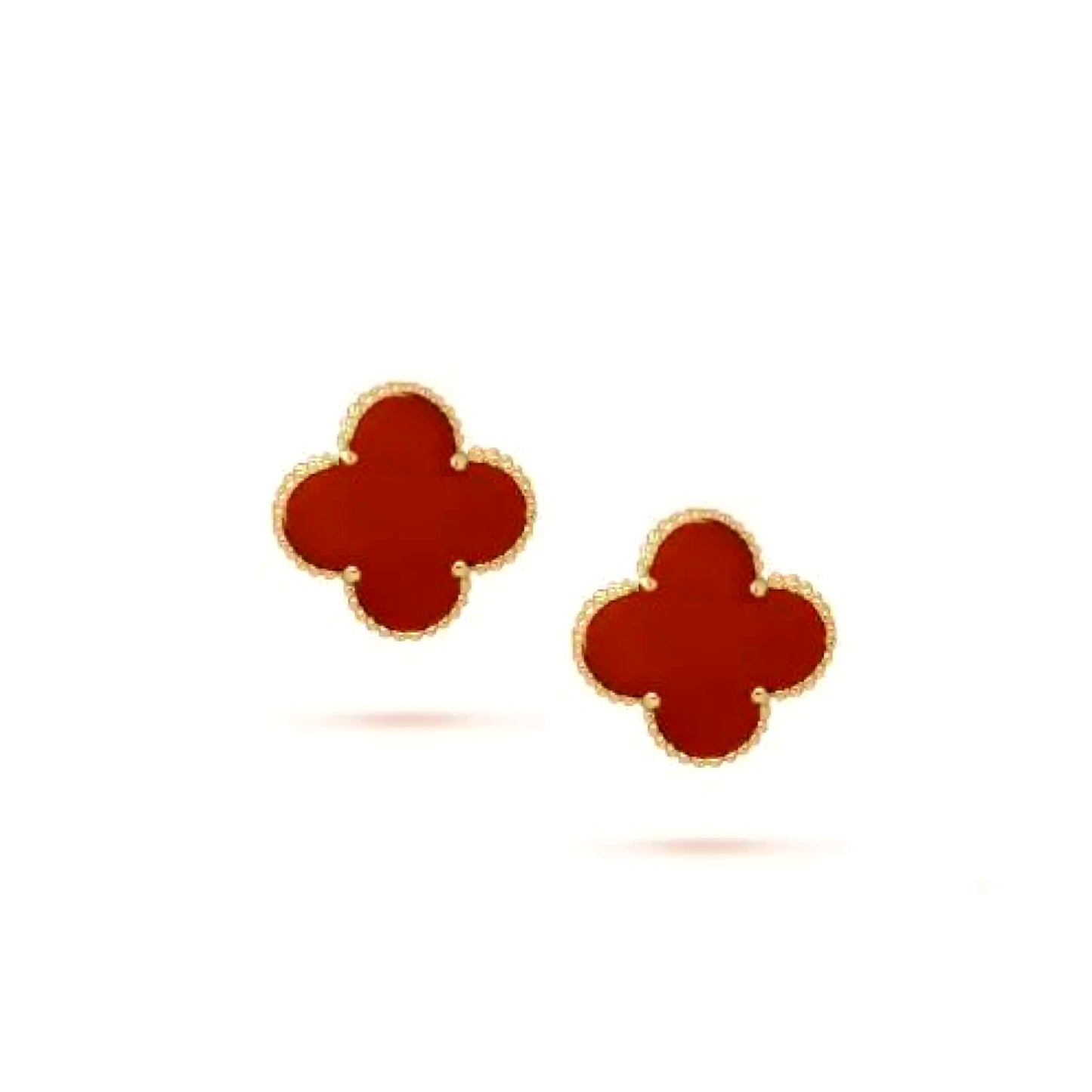 Sterling Silver Small Clover Stud Earrings - HK Jewels