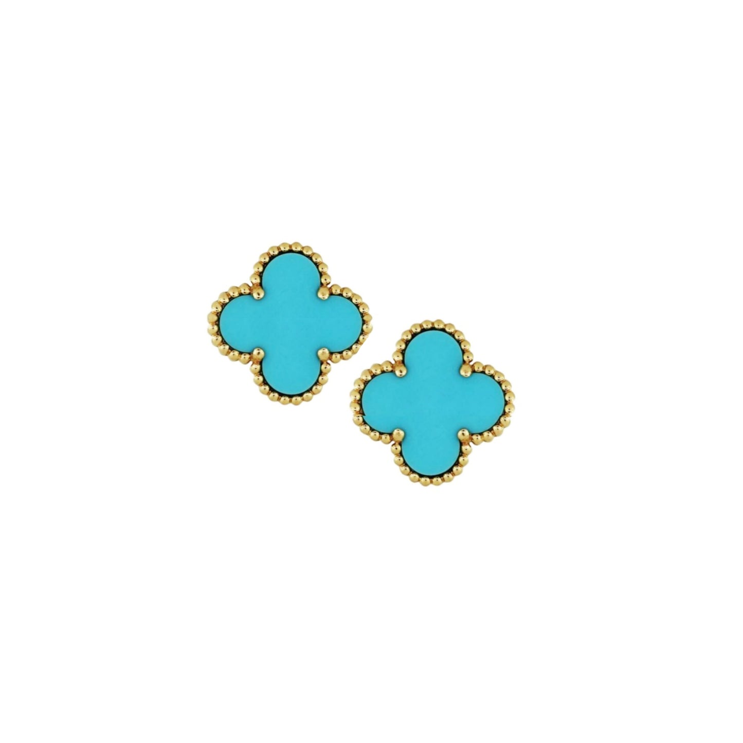 Sterling Silver Small Clover Stud Earrings - HK Jewels