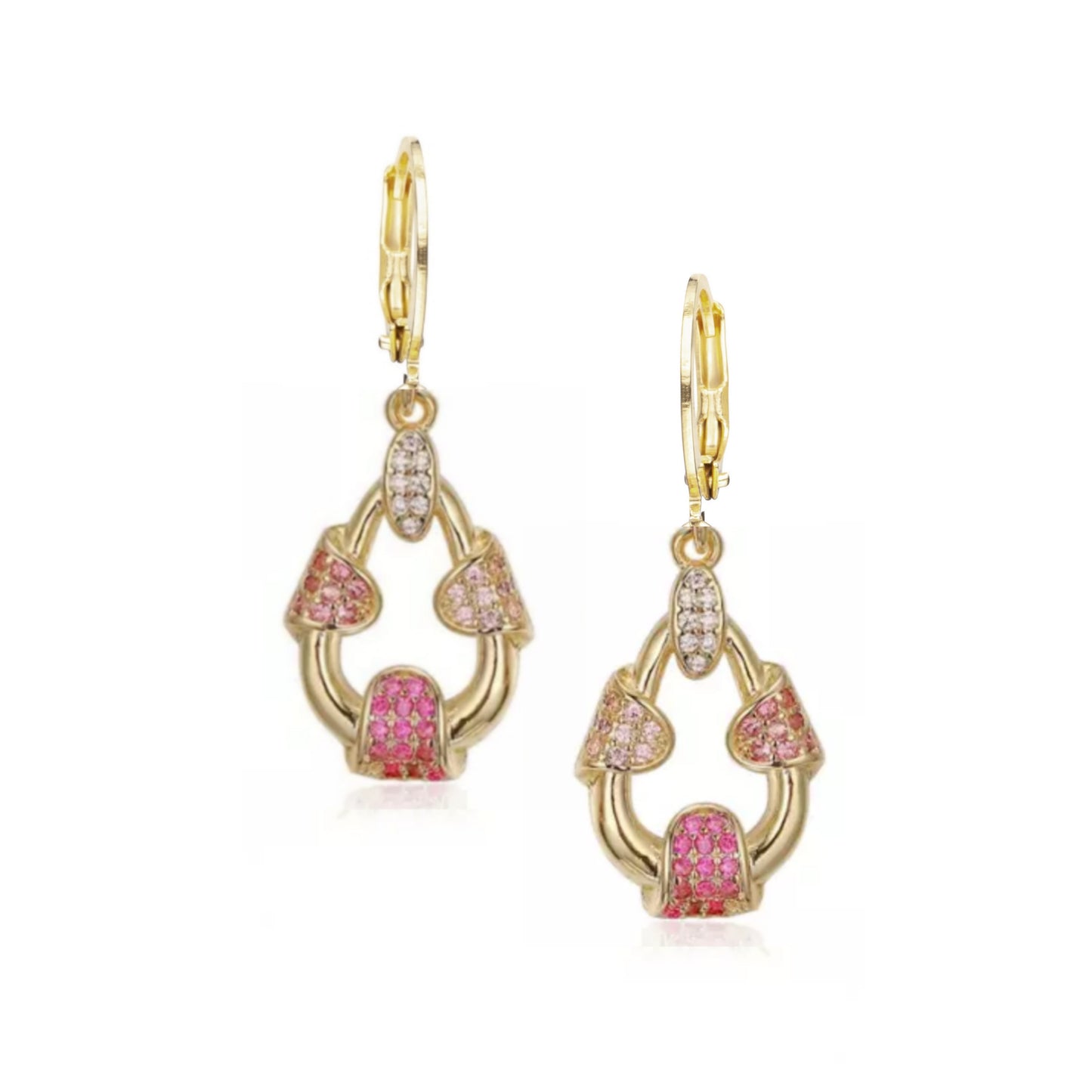 Surgical Steel Teardrop With CZ Earring - HK Jewels