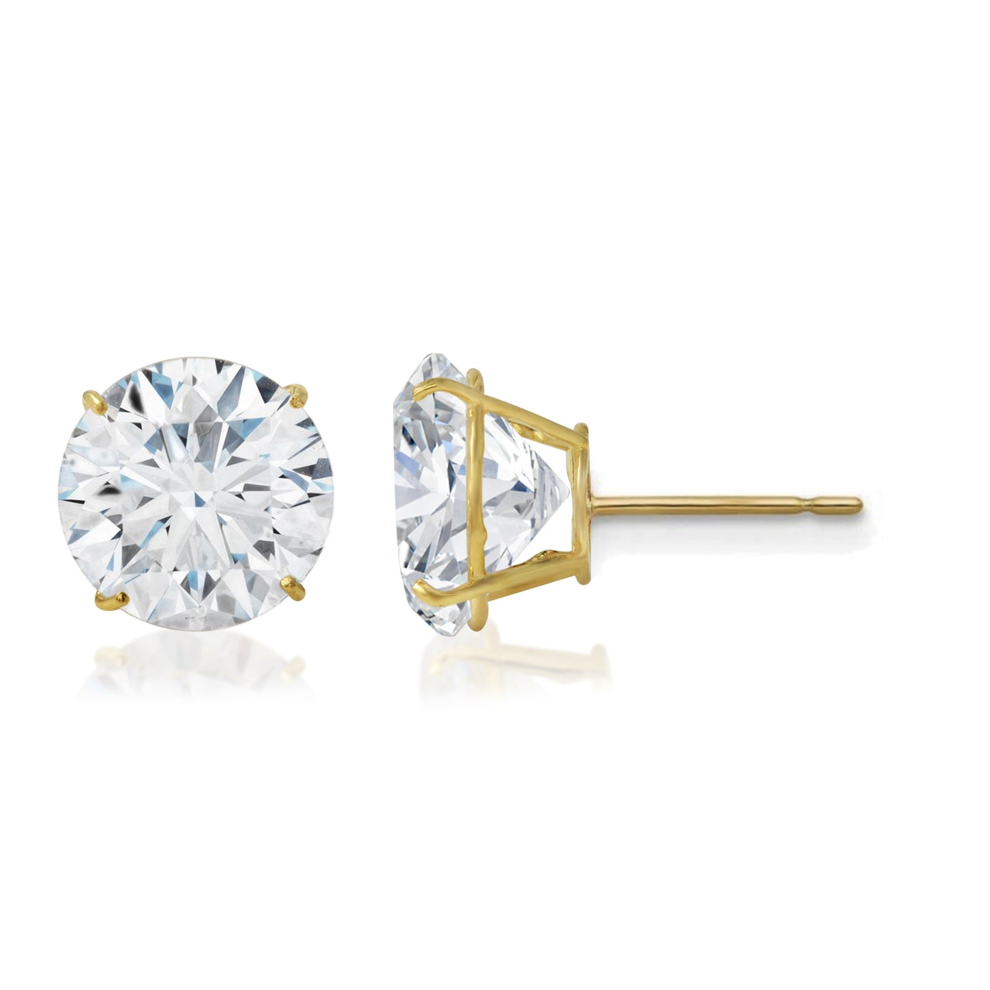 14k CZ Stud - HK Jewels