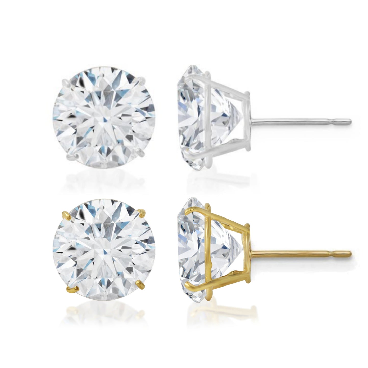 14k CZ Stud - HK Jewels