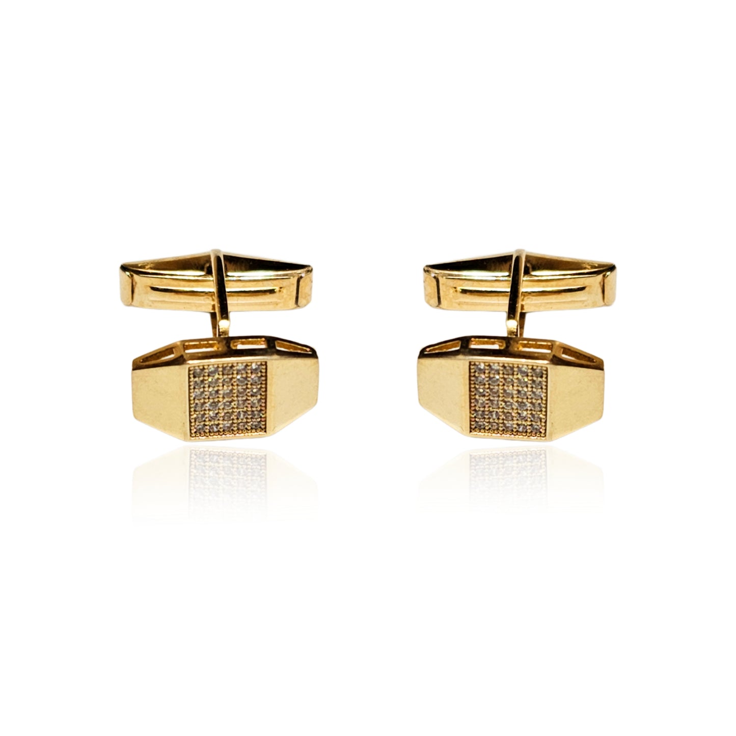 Gold Plated Sterling Silver Cufflinks