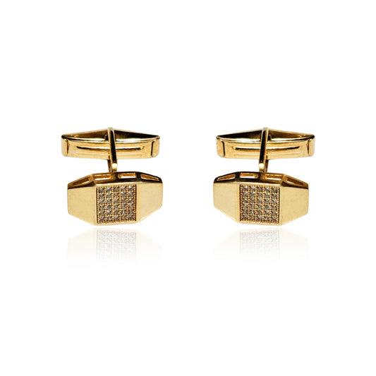 Gold Plated Sterling Silver Cufflinks
