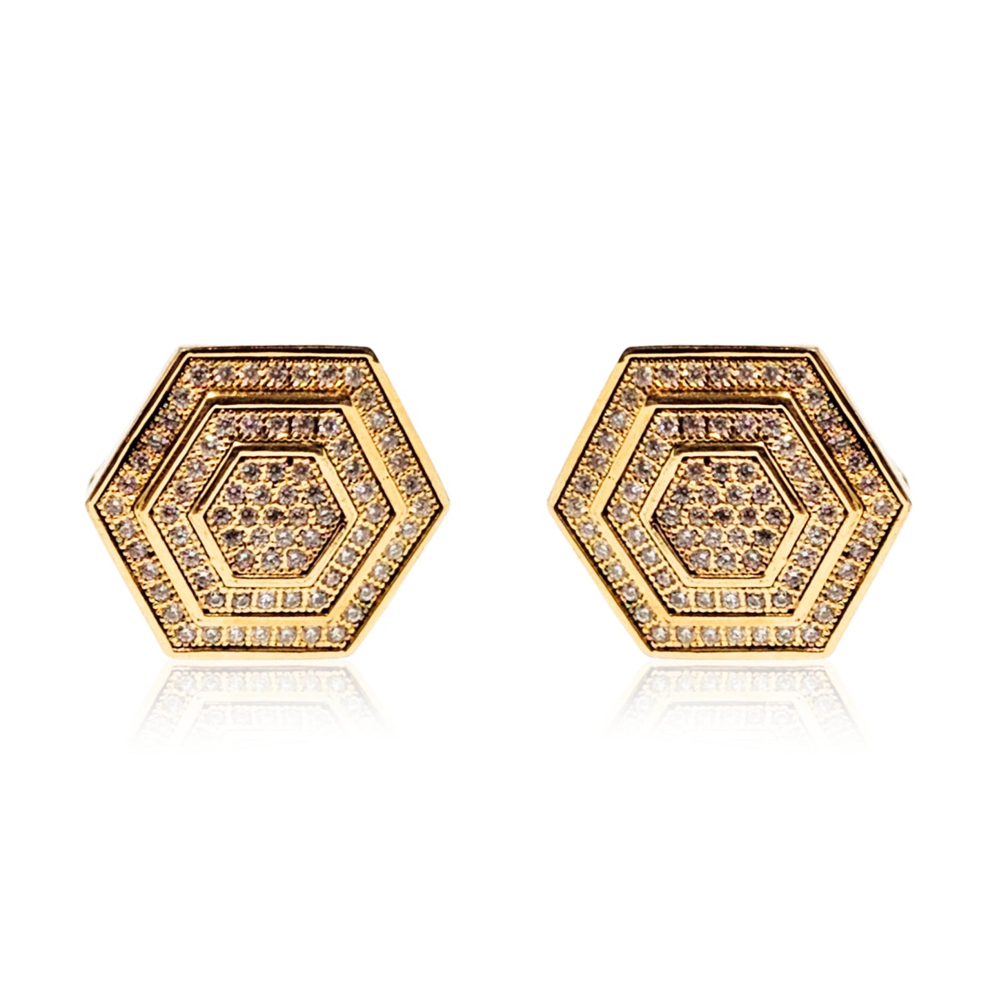 Gold Plated Sterling Silver Cufflinks