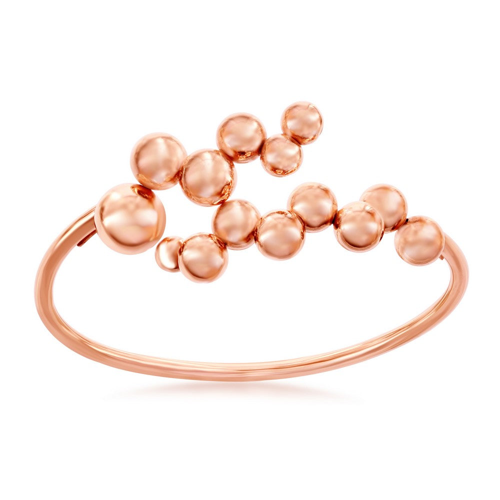 Sterling Silver Ball Bangle - HK Jewels