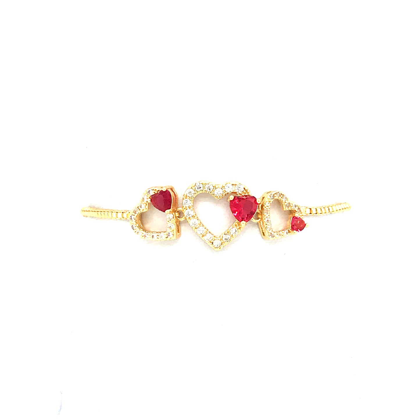 Heart Bolo Bracelet (Fuchsia) - HK Jewels