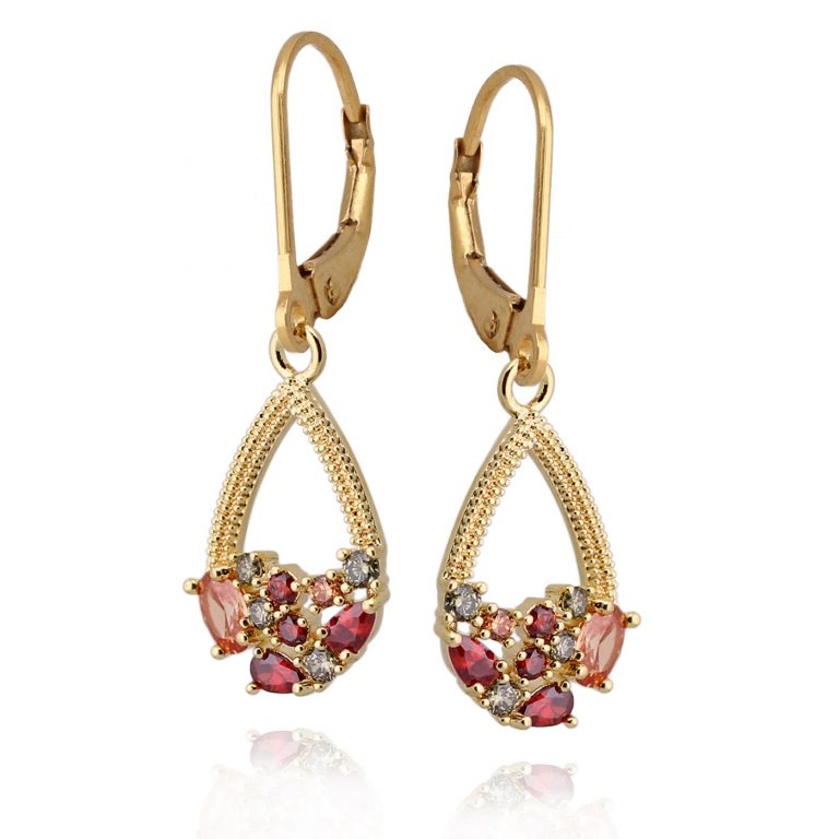 Surgical Steel Half Full Teardrop Earrings - HK Jewels