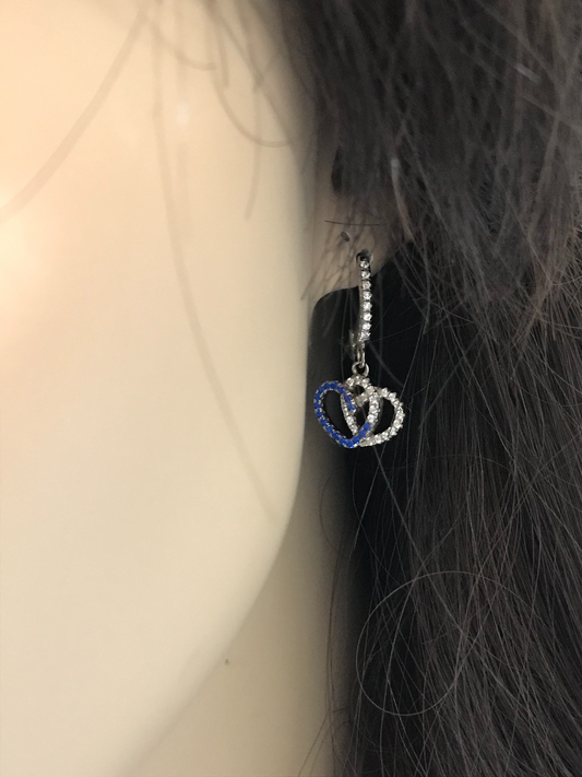 Rose Gold Plated Sterling Silver Earrings - HK Jewels