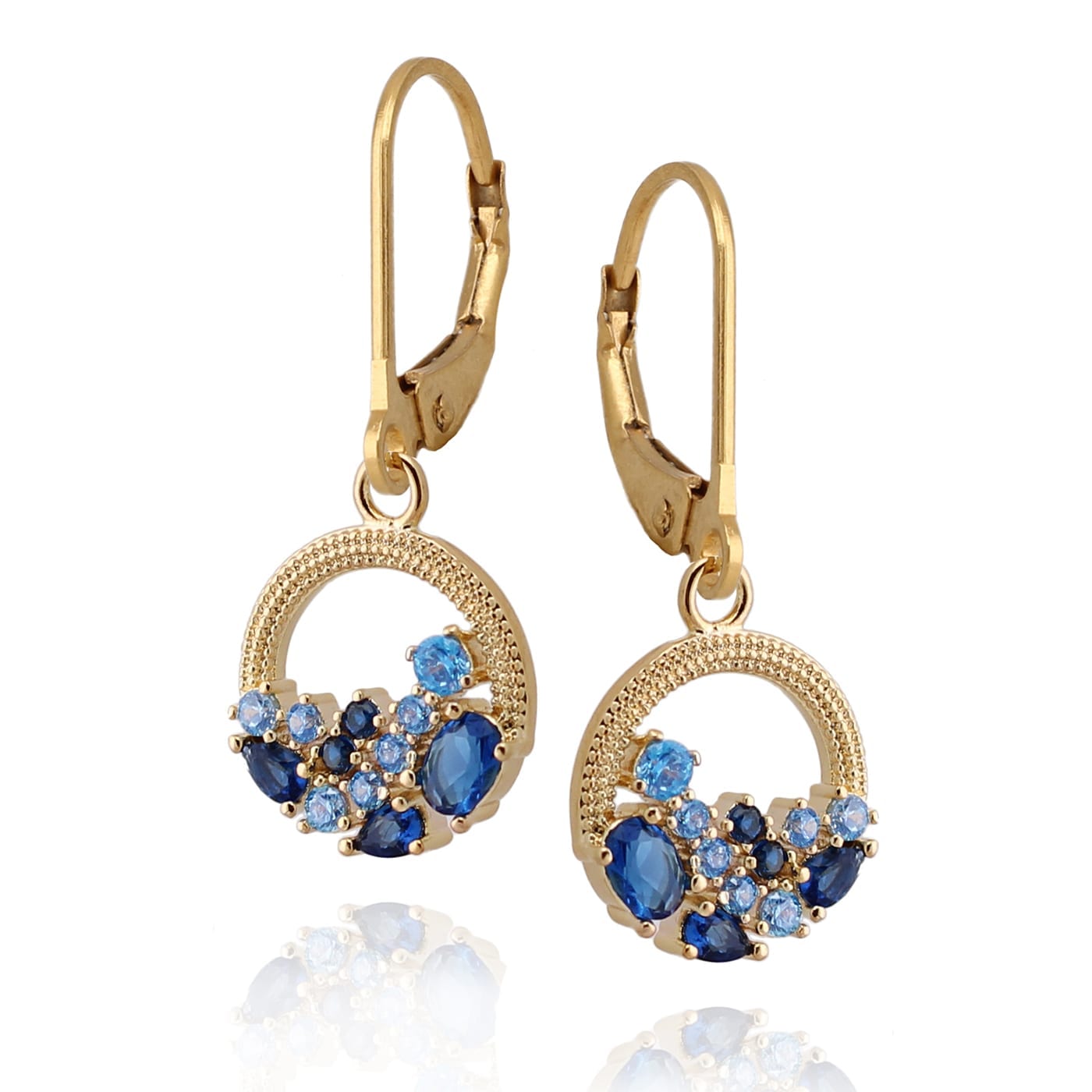 Surgical Steel Half Full Round Earrings - HK Jewels