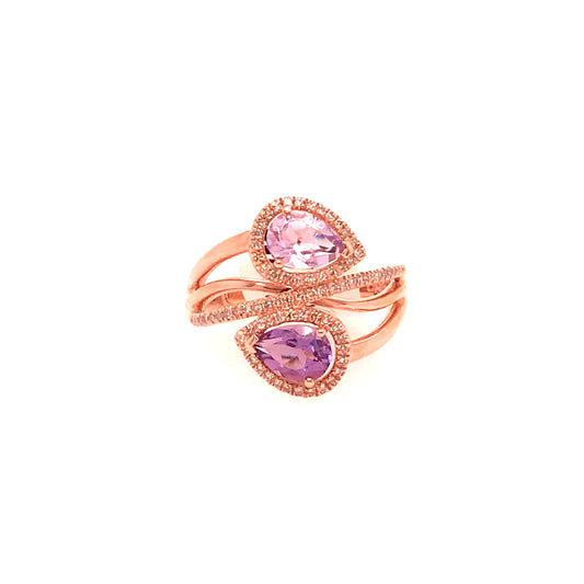 14K Rose Gold Ring - HK Jewels