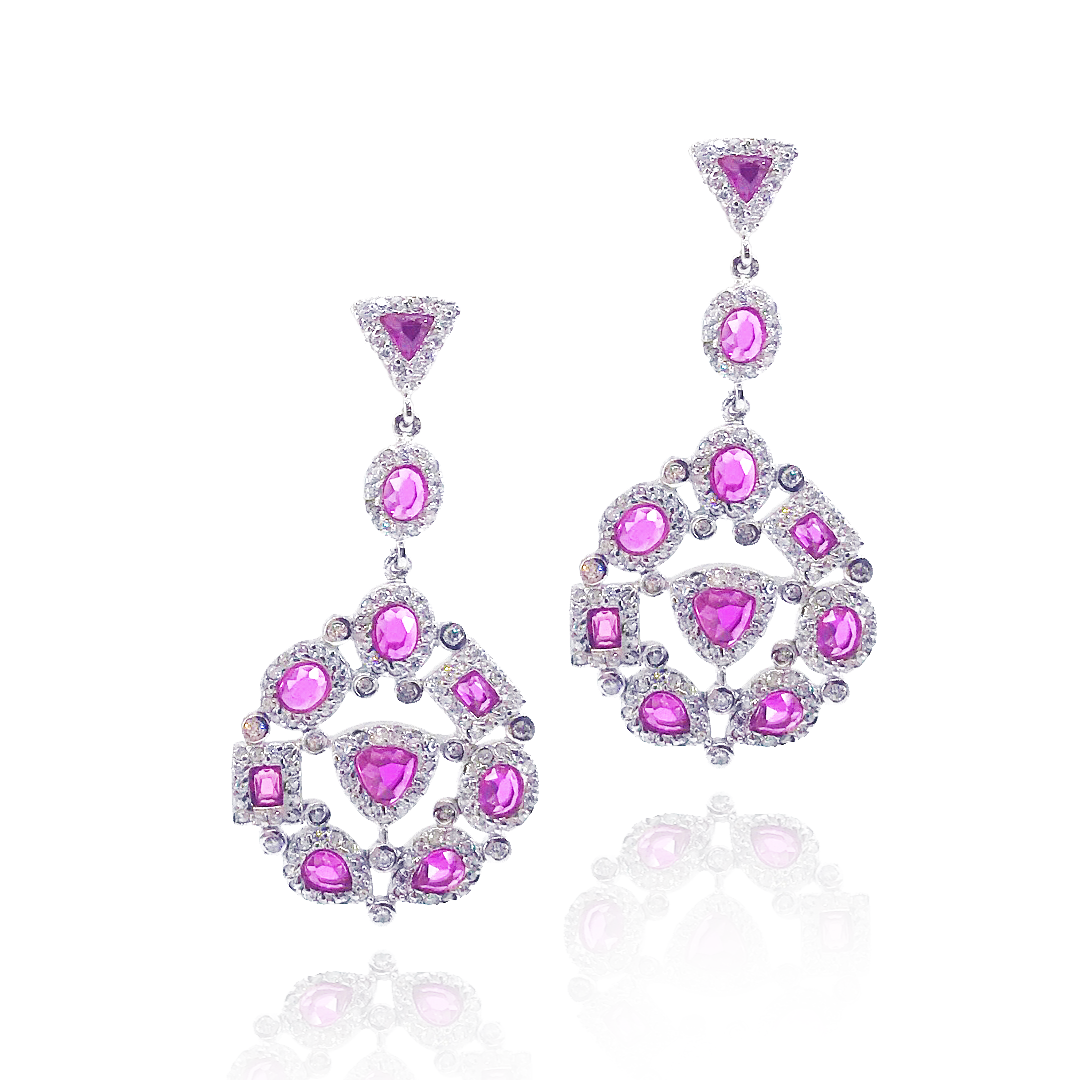 Sterling Silver Circle Earrings - HK Jewels