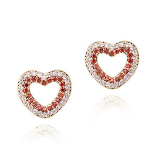 Surgical Steel Heart Studs - HK Jewels