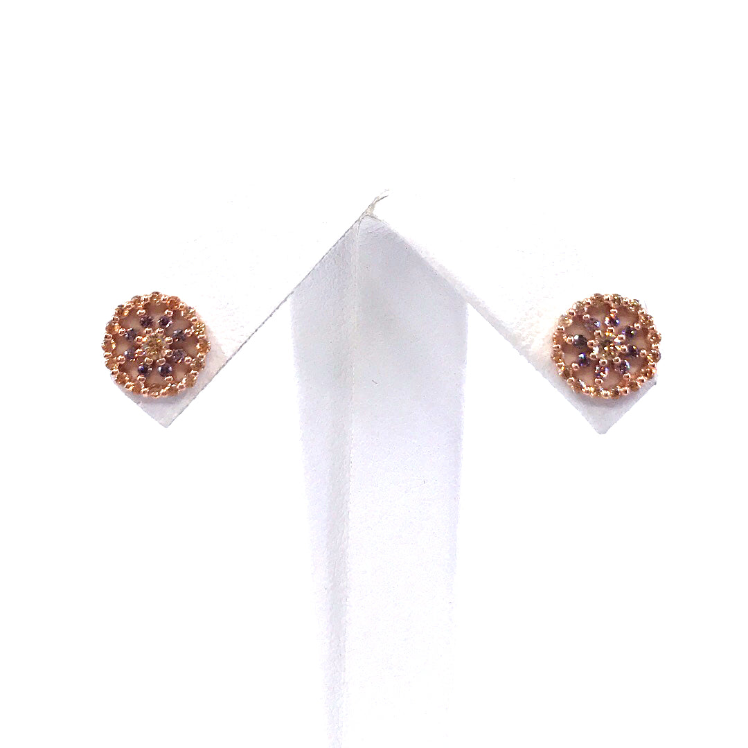Sterling Silver Circle Studs - HK Jewels