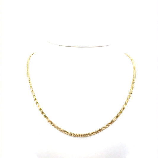 Sterling Silver Chain Necklace - HK Jewels