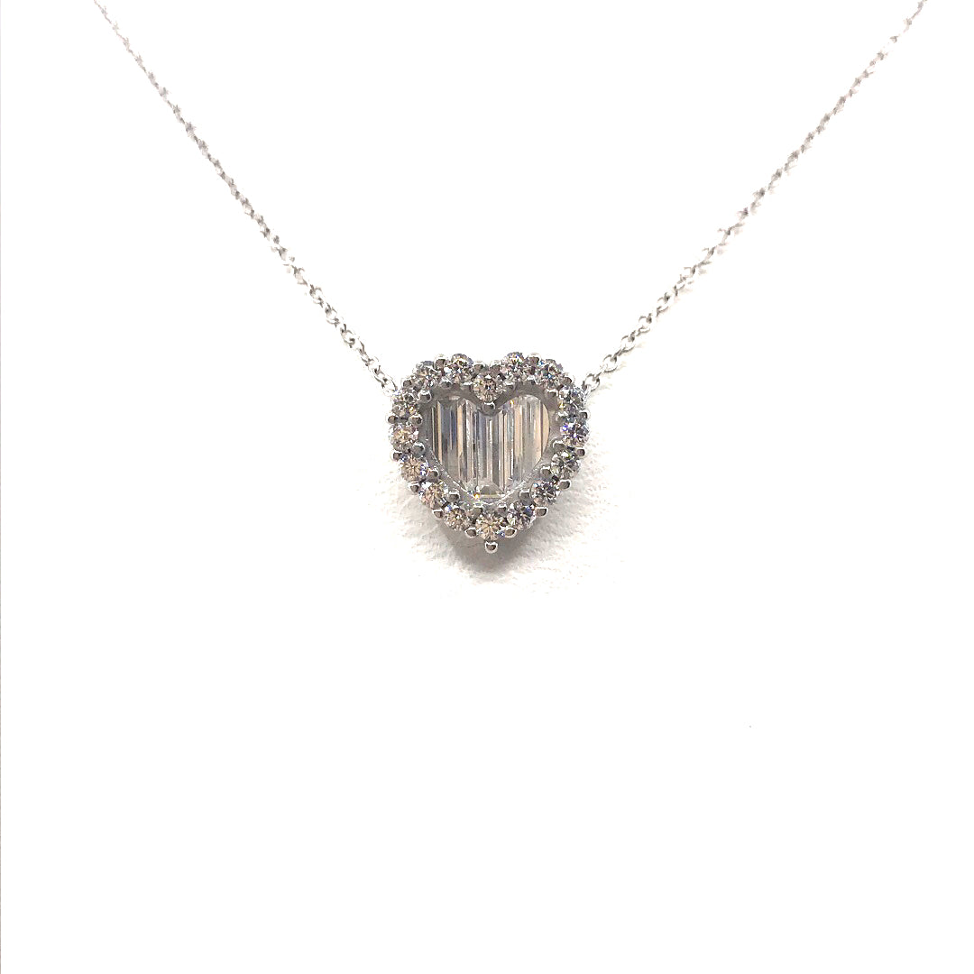 Sterling Silver Heart Pendant - HK Jewels