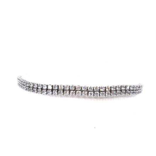 Sterling Silver Tennis Bracelet - HK Jewels