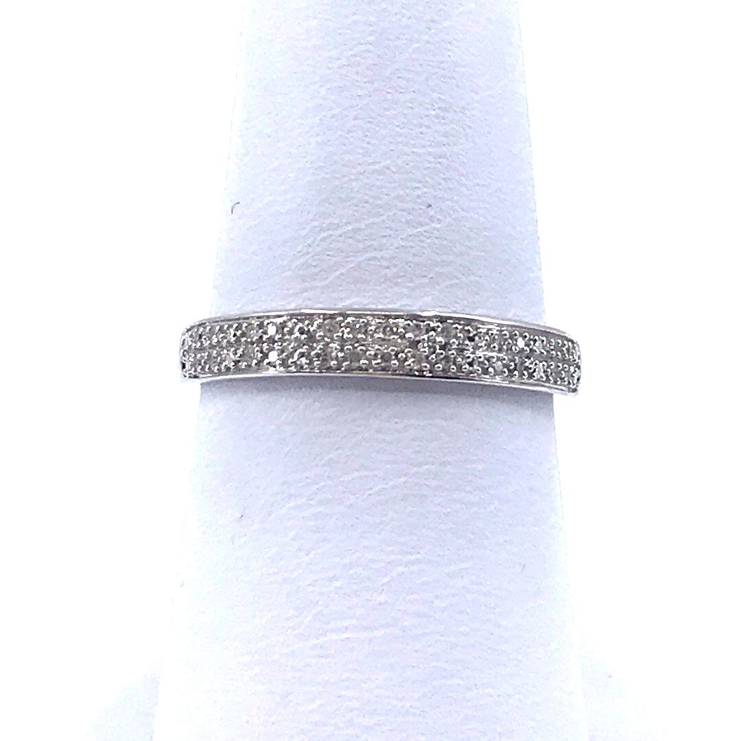 White Gold Ring - HK Jewels
