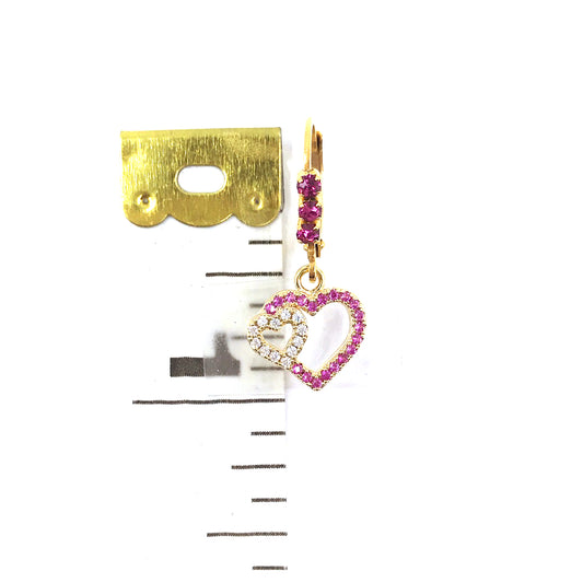 Surgical Steel Double Heart Earrings - HK Jewels