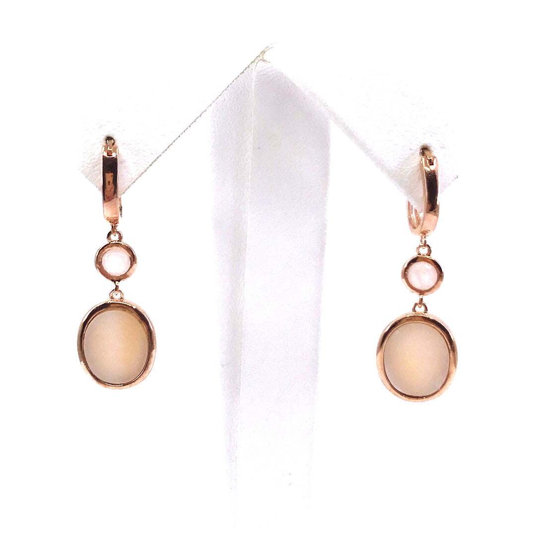 Sterling Silver Oval Earrings - HK Jewels