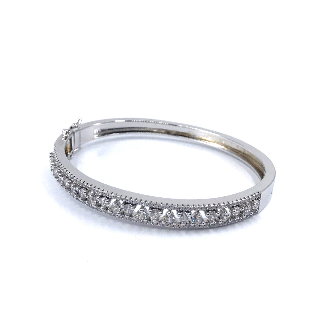 Sterling Silver Bangle - HK Jewels