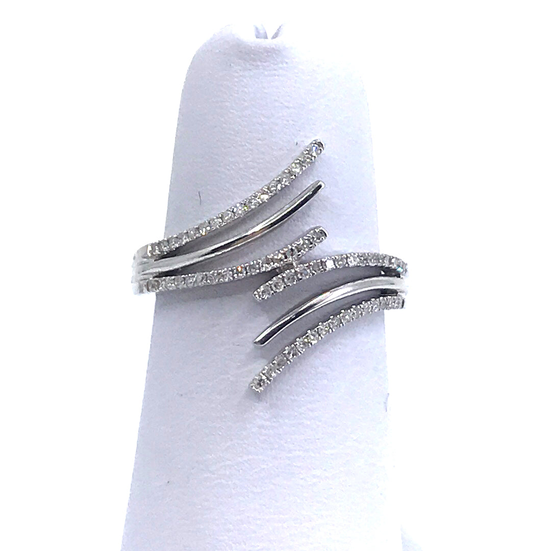 14K White Gold Ring - HK Jewels