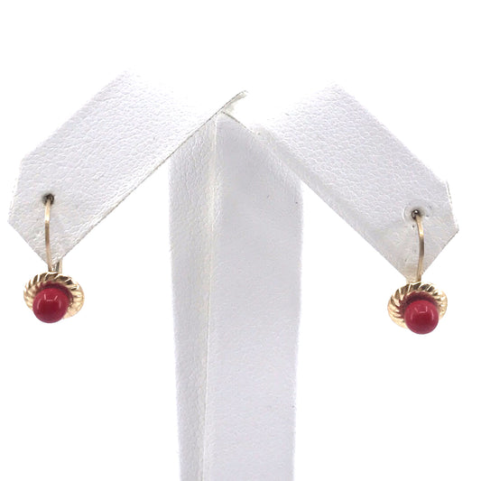 14K Gold Pearl Earrings - HK Jewels