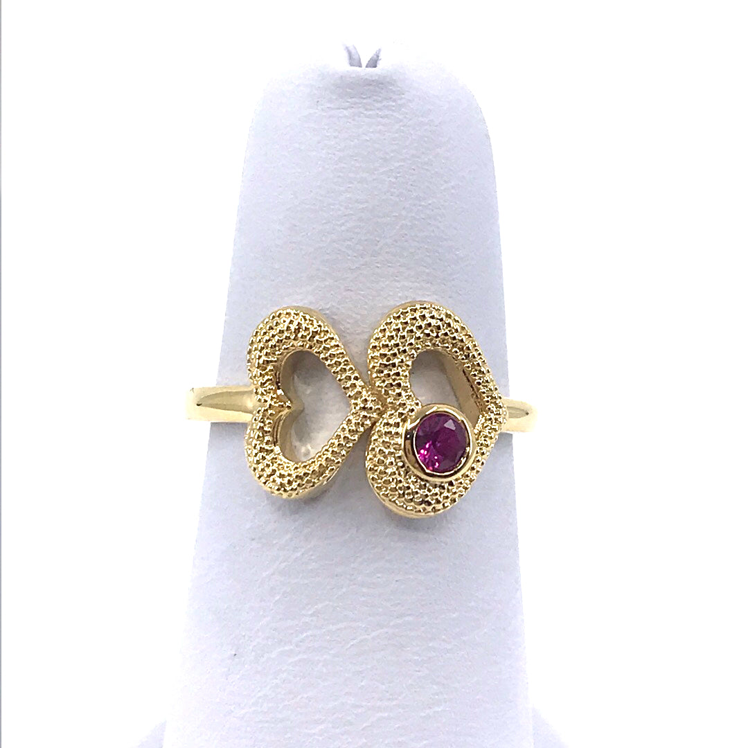 Double Heart Ring - HK Jewels