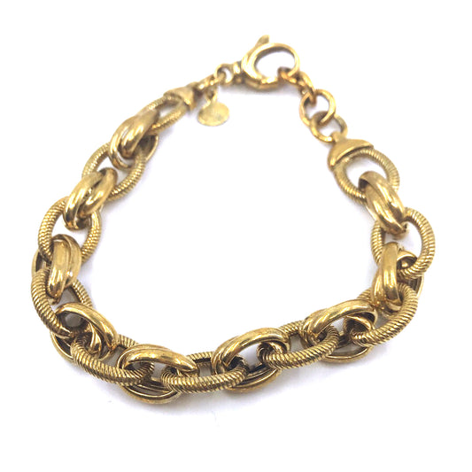 Sterling Silver Oval Link Bracelet - HK Jewels