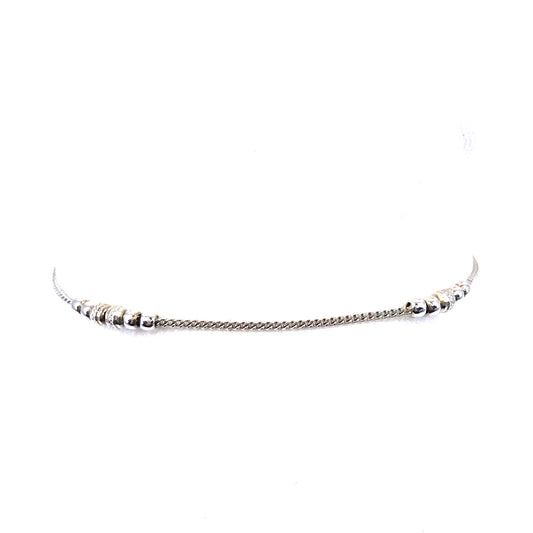 Sterling Silver Ball Bracelet - HK Jewels