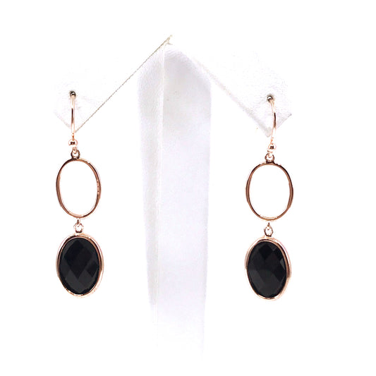 Sterling Silver Oval Earrings - HK Jewels