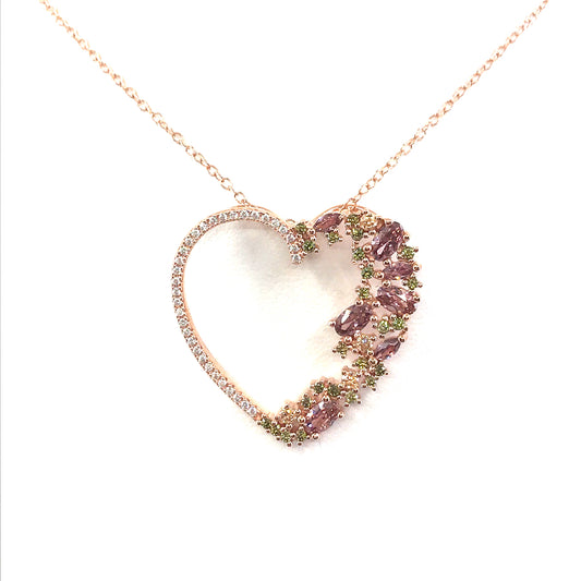 Sterling Silver Heart Pendant - HK Jewels