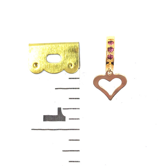 Surgical Steel Heart Earrings - HK Jewels