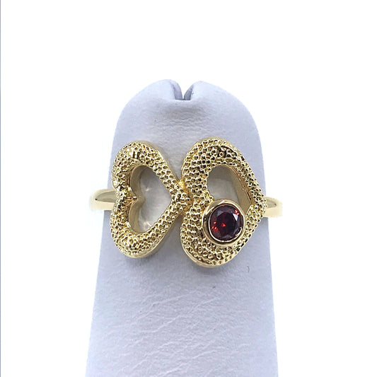 Double Heart Ring - HK Jewels