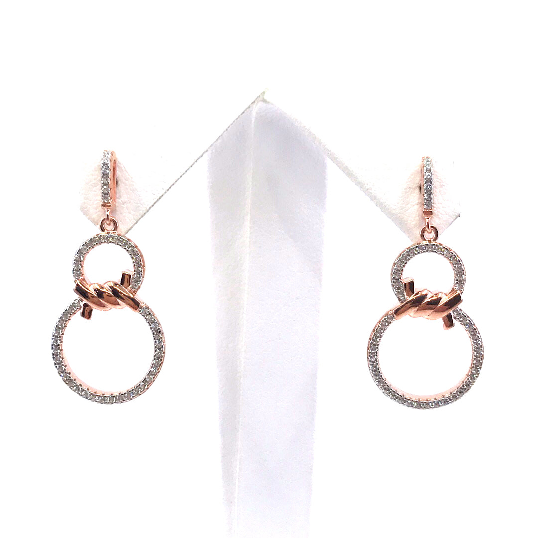 Sterling Silver Circle Earrings - HK Jewels
