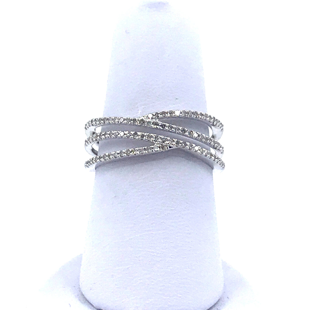 White Gold Ring - HK Jewels