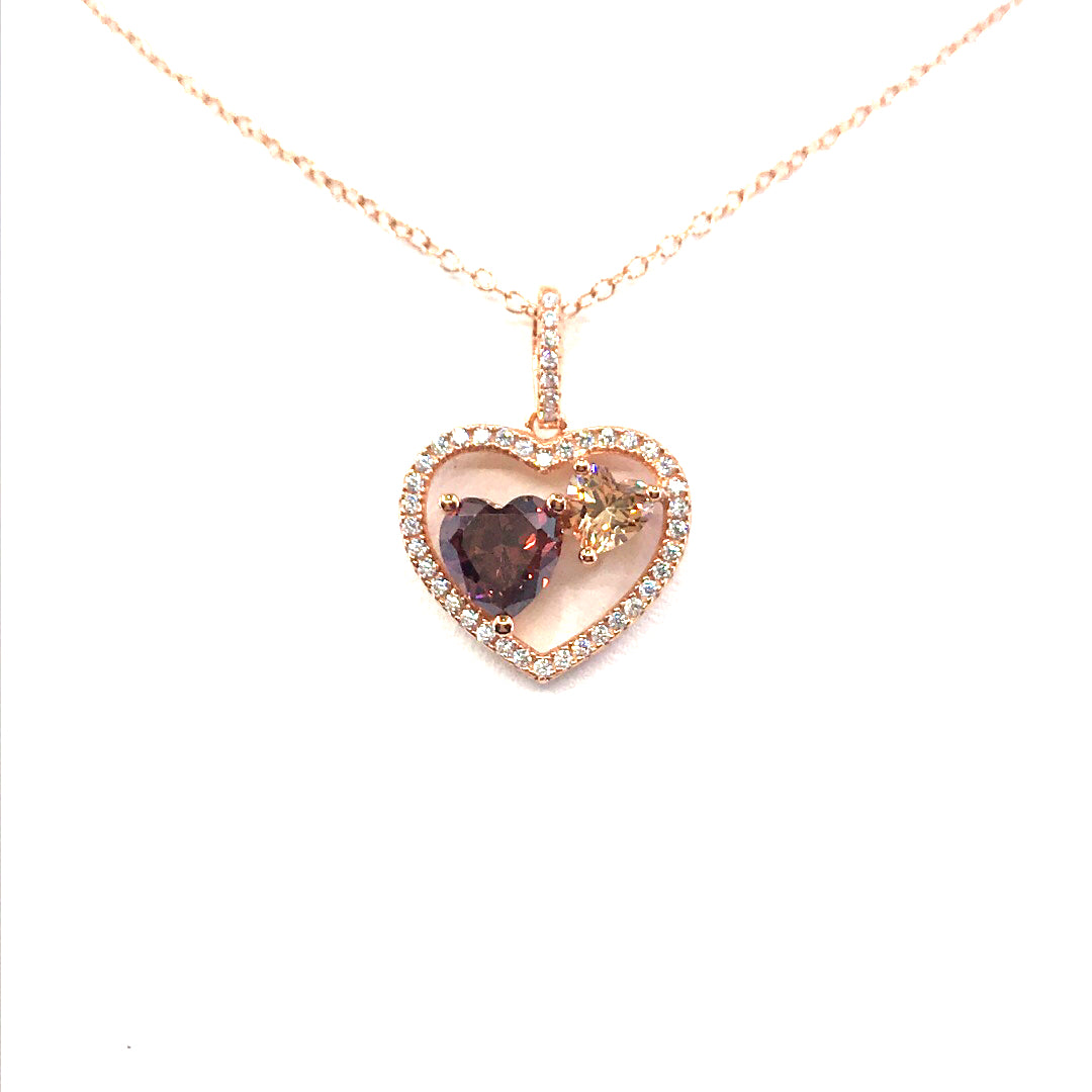 Sterling Silver Heart Pendant - HK Jewels