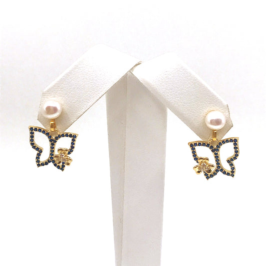 Surgical Steel Butterfly Earrings - HK Jewels
