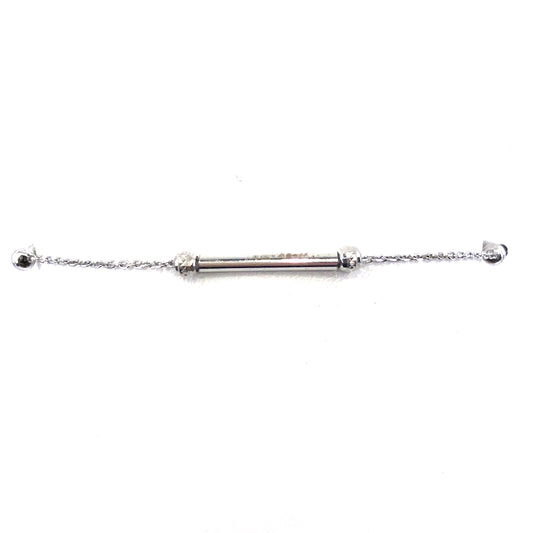 Sterling Silver Bar Bracelet - HK Jewels