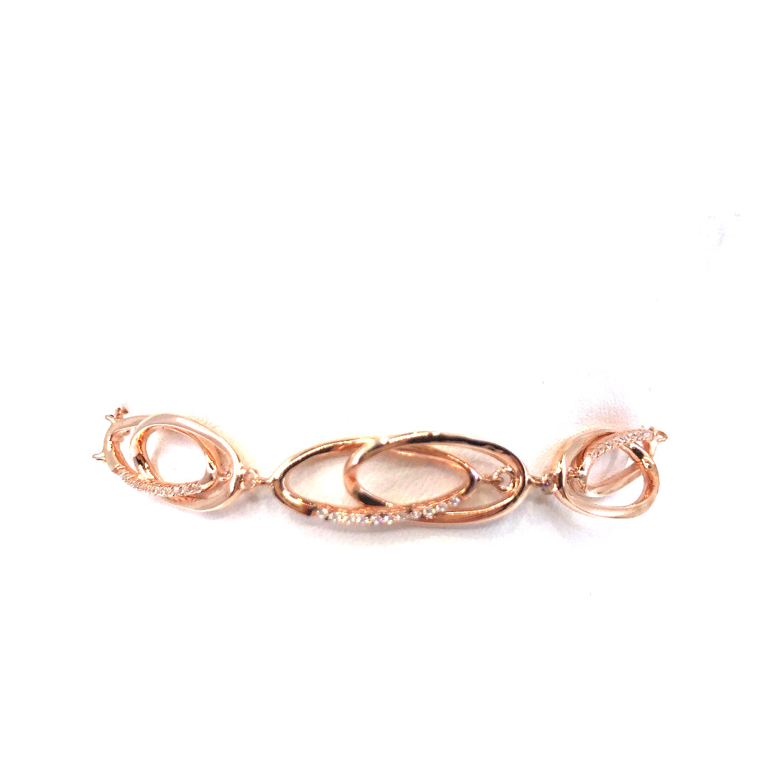 Sterling Silver Loop Bracelet - HK Jewels