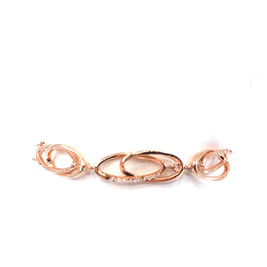 Sterling Silver Loop Bracelet - HK Jewels