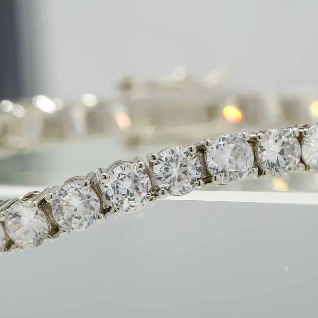 Sterling Silver Tennis Bracelet - HK Jewels