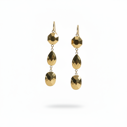 Gold Long Earrings