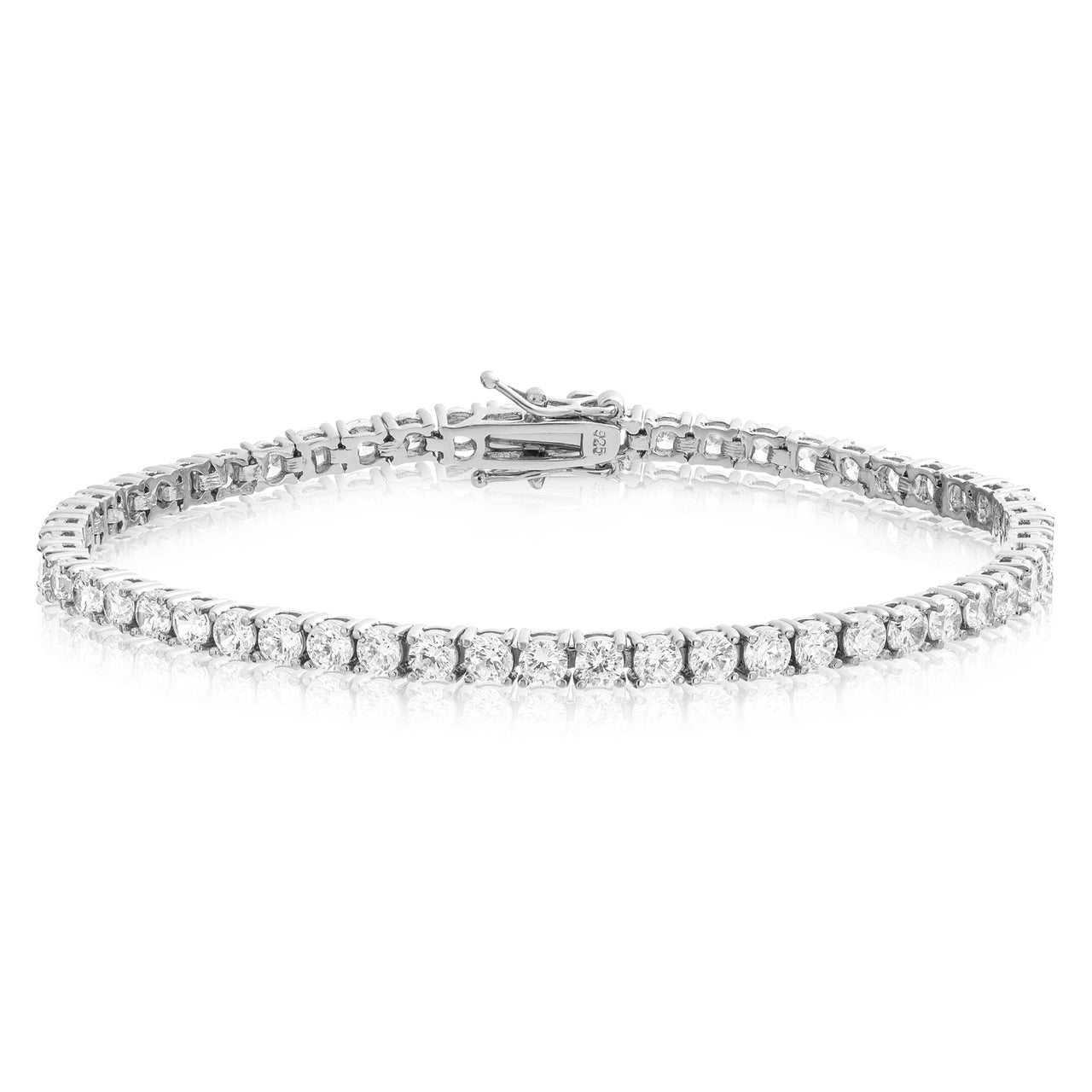 Sterling Silver Tennis Bracelet - HK Jewels