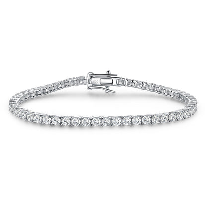 Sterling Silver Tennis Bracelet - HK Jewels