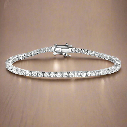 Sterling Silver CZ Tennis Bracelet