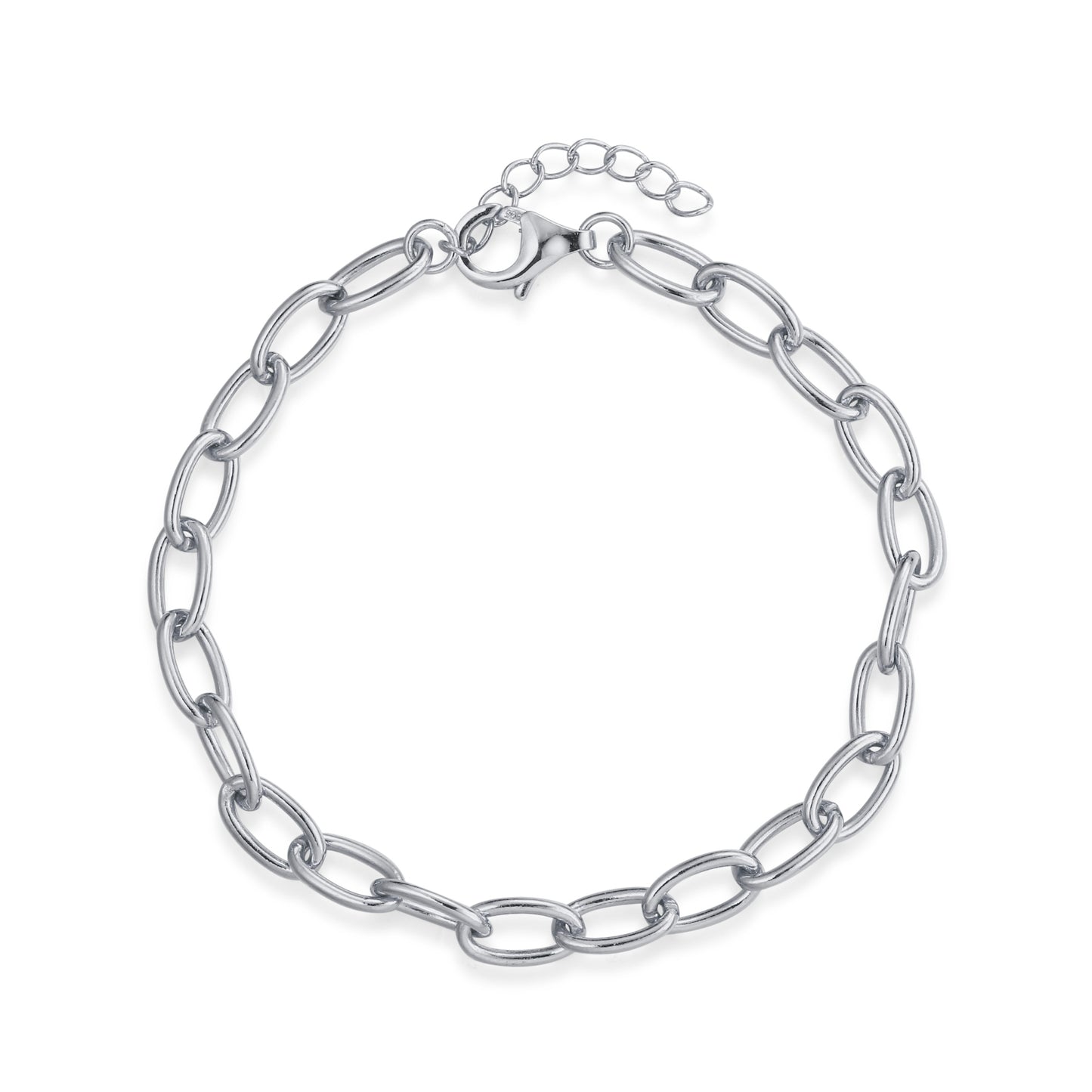 Sterling Silver Link It Charm Bracelet (Bracelet Only)